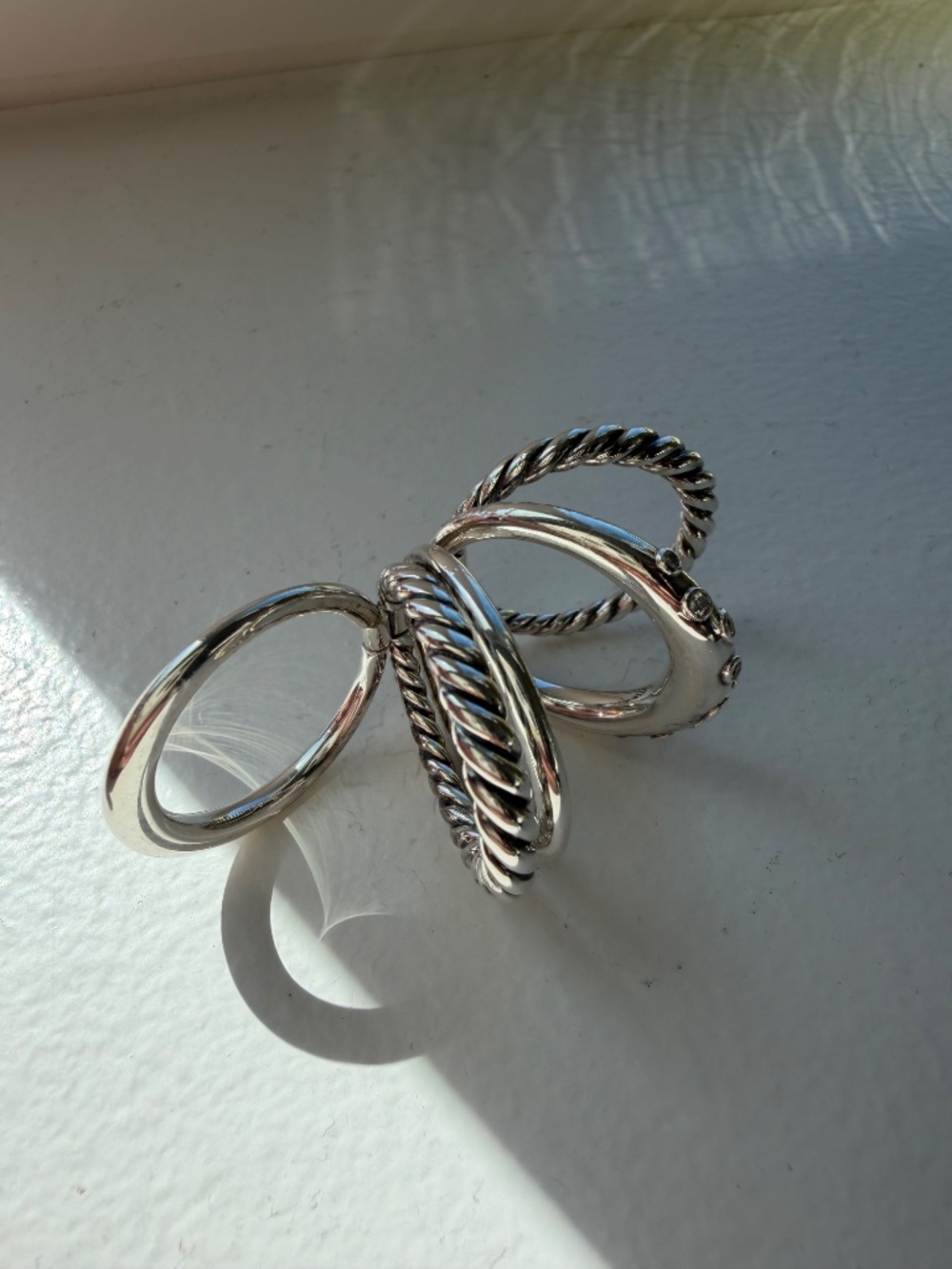 David Yurman Five Row Pure Form Ring - Picture 3 of 9